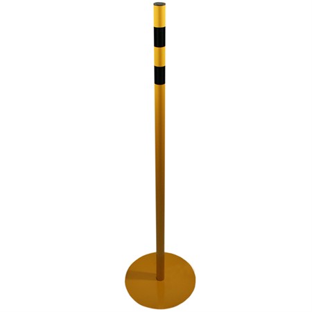 Stolpe "150m", gul/svart, Ø:45 mm (plint 36113 ingår ej)